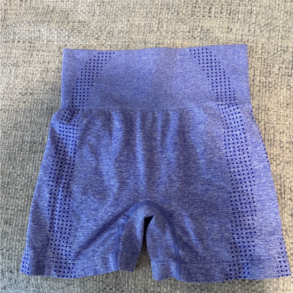Blue Women's High-Waisted Shorts